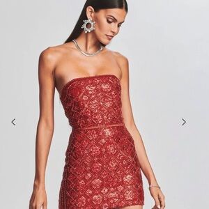 retrofete red Heather dress